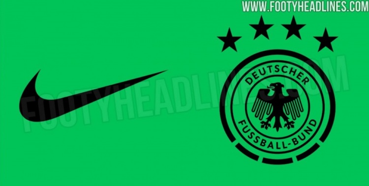 德国队2027年客场球衣细节曝光，采用醒目的绿色和黑色组合